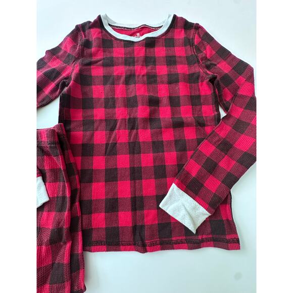 Cuddl Duds Red Buffalo Plaid Thermal Set - Girls medium - Picture 5 of 5